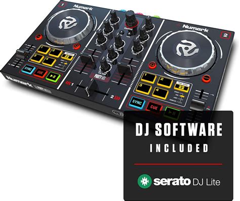 Numark Party Mix | Beginners DJ Controller for Serato DJ Intro With 2 ...