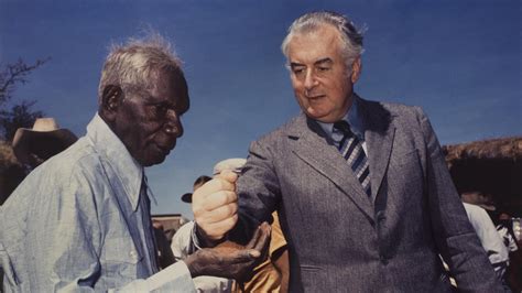 Land rights history captured in poignant snap of Whitlam and Lingiari ...