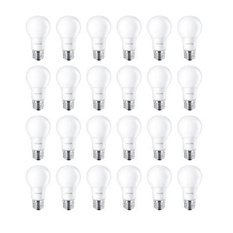 Philips LED A19 E26 60W Equivalent A-Line Energy Saving Light Bulb ...