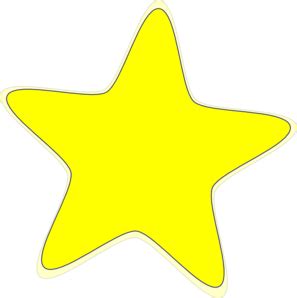 Yellow Star 2 Clip Art at Clker.com - vector clip art online, royalty ...