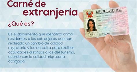 Venezolanos en Perú: Carnet de extranjería en el Perú