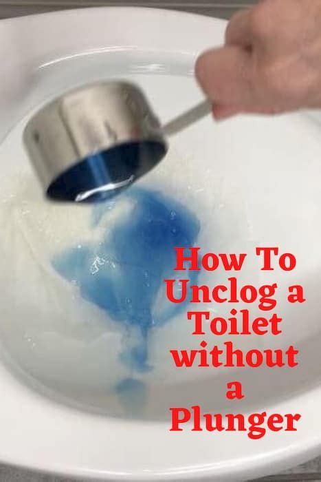 How To Unclog a Toilet without a Plunger - Chas' Crazy Creations | How to unclog toilet, Unplug ...