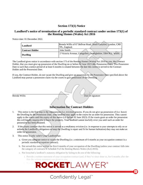 Craft fitting Vigilance section 21 notice wales template free ...