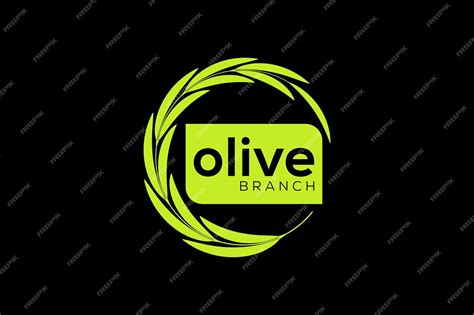 Premium Vector | Minimal and Professional olive branch logo design ...