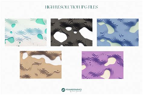 Topography - Colorful 3D Backgrounds on Behance