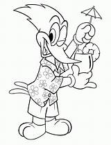 Woody Woodpecker Drawings  Coloring Home sketch template