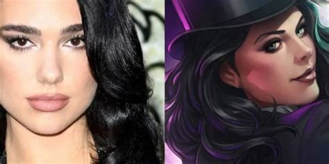 Will Dua Lipa be Zatanna? A fan art imagines her as the DC heroine ...