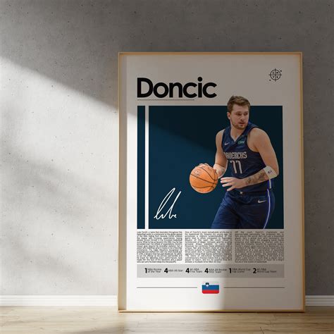 Luka Doncic Poster Motivational Sports Print Sports Heroes - Etsy