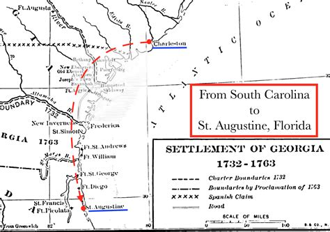 Stono Rebellion Map