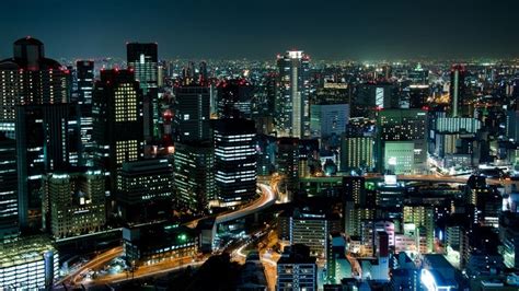 #osaka #cityscape #city #japan #metropolis #night #skyline #skyscraper ...