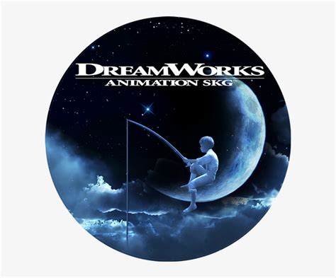 Dreamworks Animation Logo Png - Dreamworks Boy On The Moon - 600x600 PNG Download - PNGkit