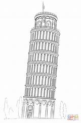 Leaning Tower Of Pisa coloring Page  Free Printable Coloring Pages sketch template