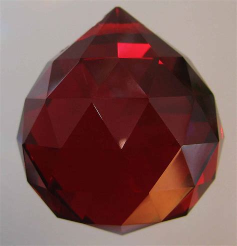 Ruby crystal ball 20 mm