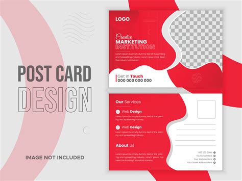 Print Ready Corporate Professional Business Postcard Design, Corporate Post Card Template Vector ...