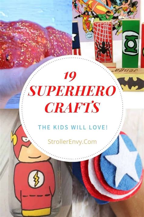 19 Superhero Crafts For Kids