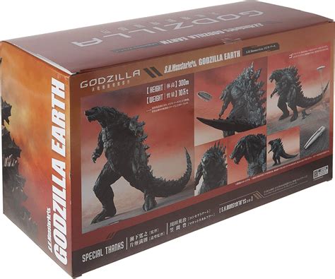 TAMASHII NATIONS S.H.MonsterArts Godzilla Earth Action Figure | eBay