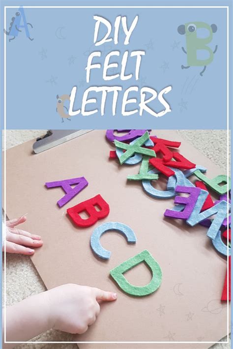 Making DIY Felt Letters is one of my favourite easy crafts to do at home | Felt diy, Felt ...