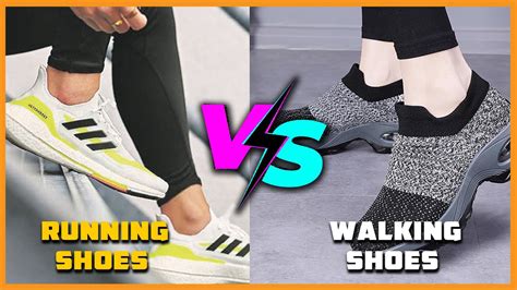 Running Shoes vs Walking Shoes - YouTube