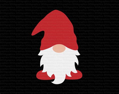 Gnome Svg Christmas Gnome Svg Garden Gnome Svg Merry - Etsy