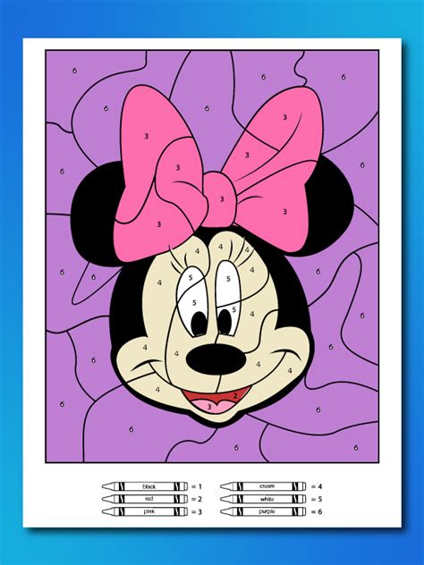 Free Disney Color By Number Printables For Kids