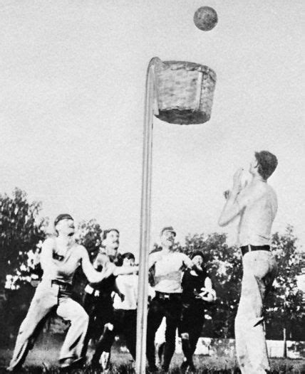 The first “hoops” were actually just peach baskets. And the first backboards were made of ...