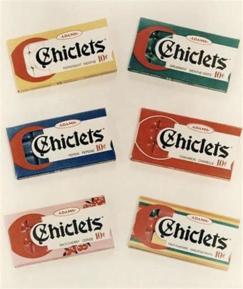 Who remembers all the flavors of Chiclets gum from the Adams company ...