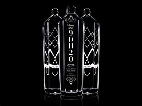 Inside the World of Ridiculously Expensive High-End Bottled Water | Water bottle label design ...