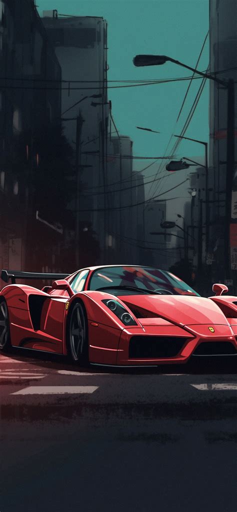 Red Ferrari Enzo Wallpaper