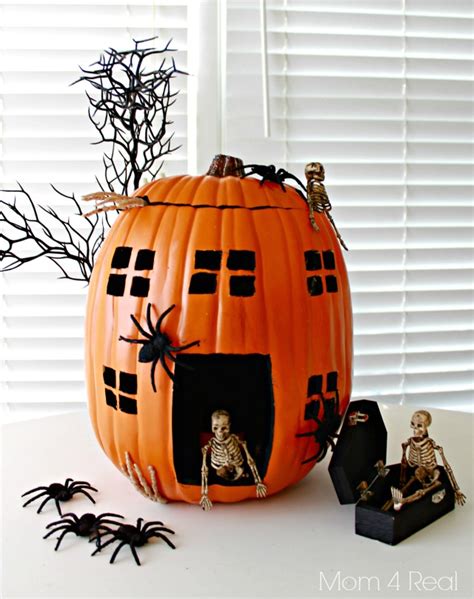 Pumpkin Decorating Ideas Using Foam Pumpkins (Funkins) - Mom 4 Real