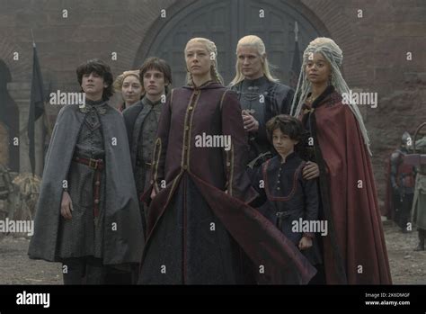 Elliot Grihault, Harry Collett, Emma D'Arcy, Matt Smith, Phoebe Campbell, "House of the Dragon ...