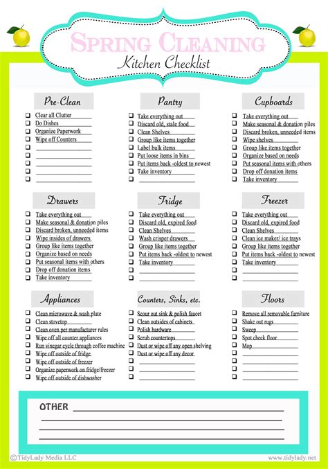 spring-cleaning-checklist - Emily Roach Health Coach