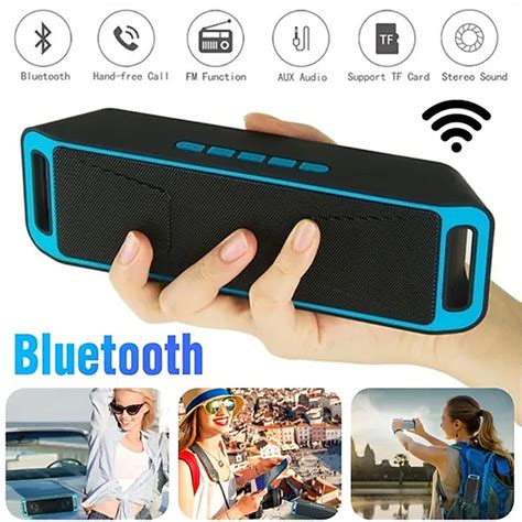 Portable Wireless Bluetooth Speakers Built-in 1800mAh Battery Power ...