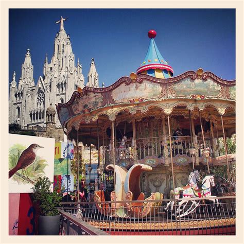 Tibidabo Amusement Park Barcelona Spain Carousel | Europe travel ...