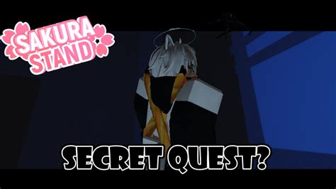 Dark alley...The secret quest? | Sakura Stand - YouTube