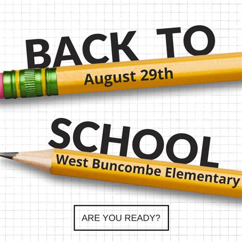 Back to School | West Buncombe Elementary