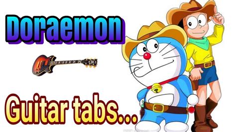 Tutorial Doraemon theme song on guitar Original Version || doraemon guitar tabs - YouTube