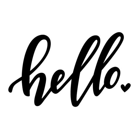 Hello Decal – Justine Ma