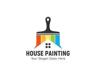 House Painting Logo design - House Painting logo design. Price $133.00 | Painting logo, House ...