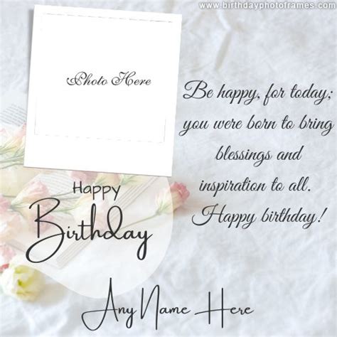 happy birthday card with name and photo edit - birthdayphotoframes.com ...