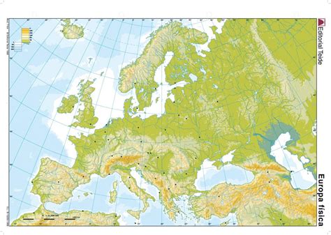 Mapa mudo de europa fisico para imprimir – Artofit