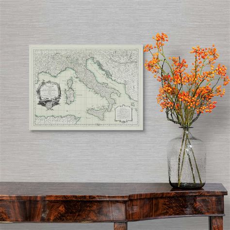 Vintage map of Italy Wall Art, Canvas Prints, Framed Prints, Wall Peels | Great Big Canvas