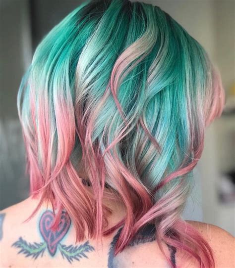 Pin by Nonie Chang on Dyed Hair | Creative hair color, Bright hair, Mermaid hair color