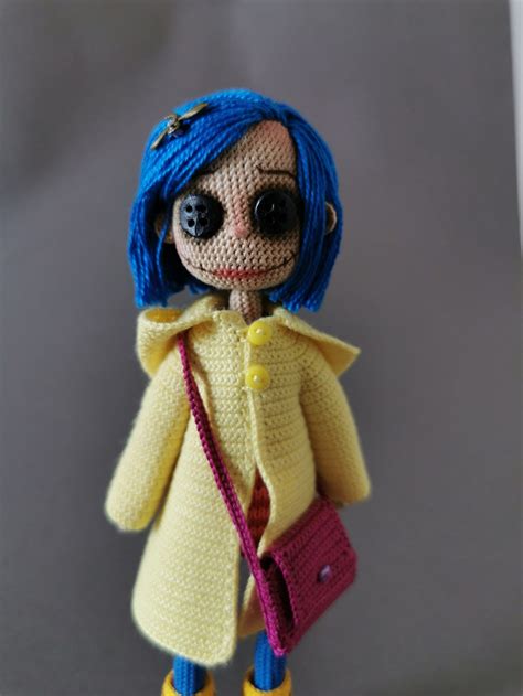 Crochet Coraline Doll Personalized Custom Coraline Doll | Etsy