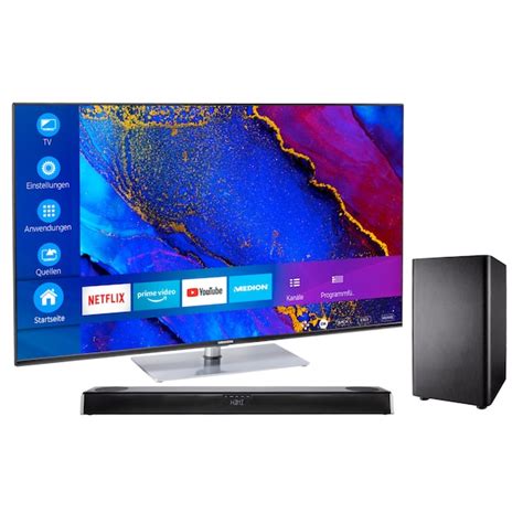 MEDION® BundelDEAL ! LIFE® X15005 50 inch Ultra HD Smart-TV & S61388 ...