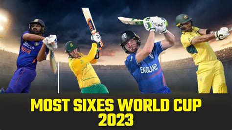 Most Sixes in ICC World Cup 2023: List of Top Six Hitting Players and ...