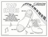 tap dance colouring Pages 627746 sketch template