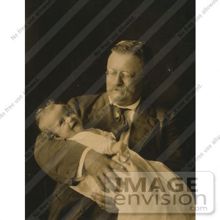 Picture of Theodore Roosevelt Holding Kermit Roosevelt Jr | #7966 by ...