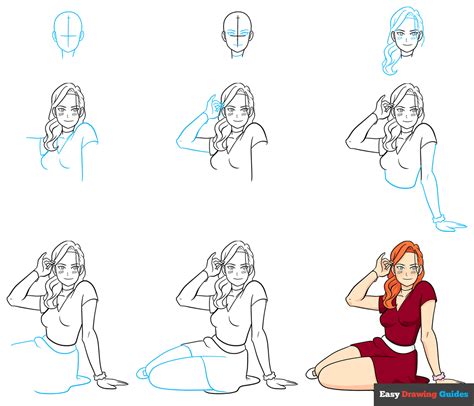 How to Draw a Sexy Anime Girl - Easy Step by Step Tutorial