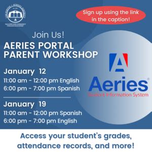 Aeries Portal Parent Workshops | Los Nietos School District