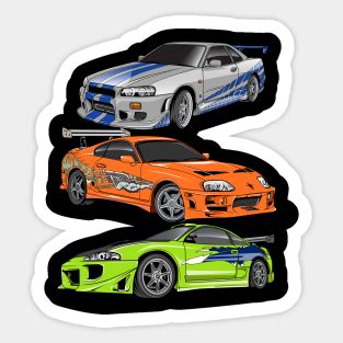 Fast Furious Movie Stickers for Sale | TeePublic